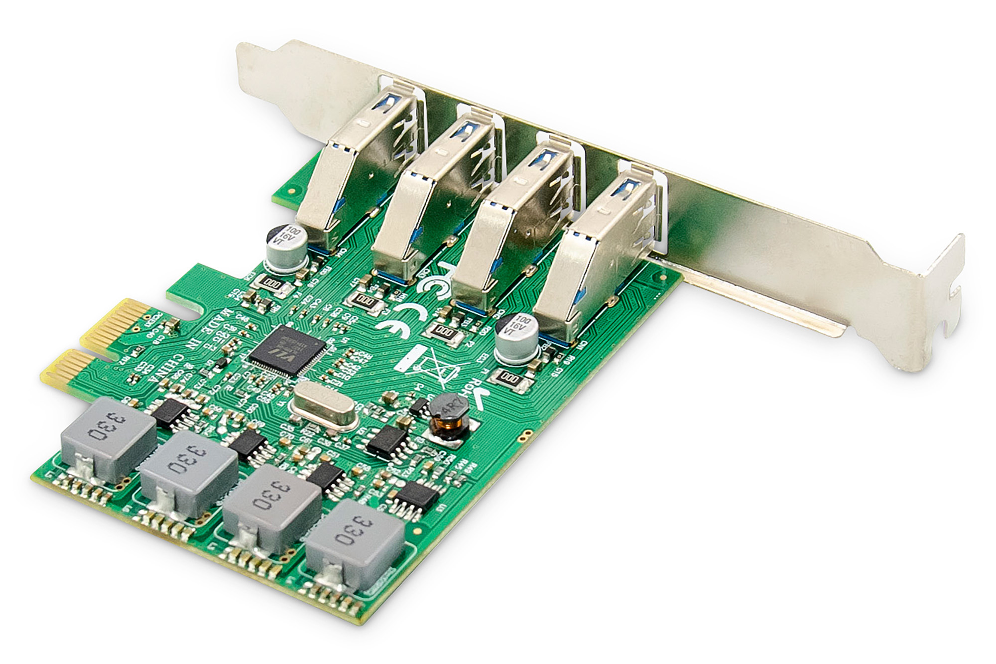 4-poorts USB 3.0 PCI Express add-on kaart - Afbeelding 2