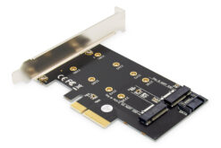 M.2 NGFF / NVMe SSD PCI Express 3.0 (x4) add-on kaart