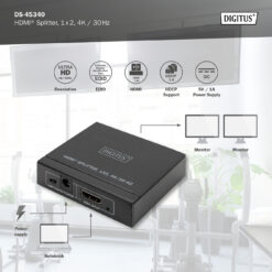 HDMI-splitter, 1x2, 4K / 30 Hz - Afbeelding 7