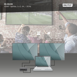HDMI-splitter, 1x2, 4K / 30 Hz - Afbeelding 5