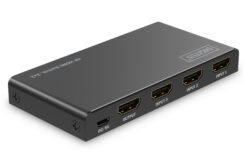 Alternative view of 4K HDMI-switch, 3x1