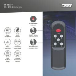 8K HDMI-Switch, 5x1 - Afbeelding 6