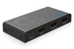 Alternative view of 4K HDMI-splitter, 1x2