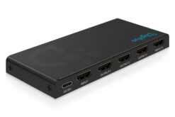 Alternative view of 4K HDMI-splitter, 1x4