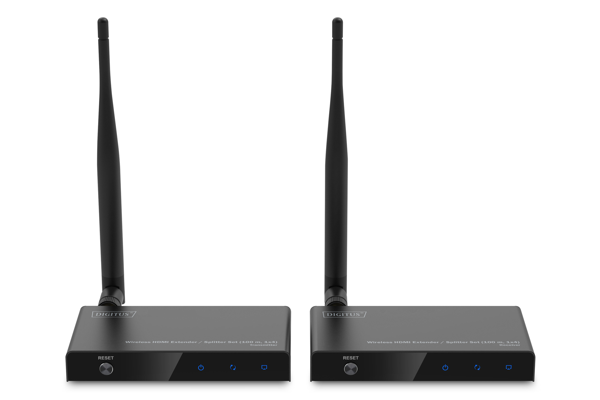 Draadloze HDMI-extender/splitterset, 1x4, 100 m, 1080p/60 Hz - Afbeelding 4