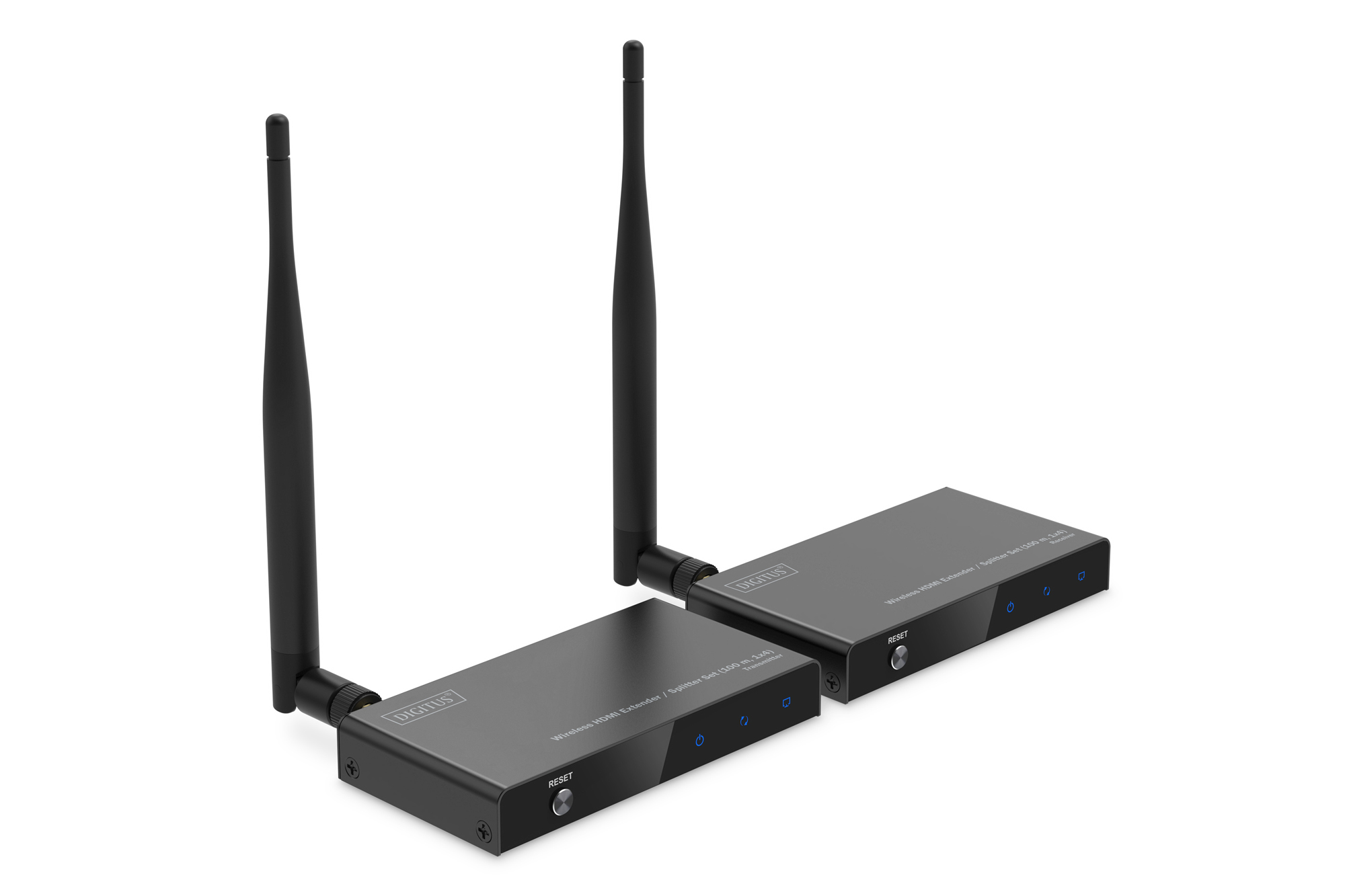 Draadloze HDMI-extender/splitterset, 1x4, 100 m, 1080p/60 Hz