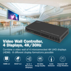 Videowall-controller, 4 schermen, 4K/30Hz - Afbeelding 4