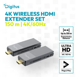 4K draadloze HDMI-extenderset, 150 m, 4K/60Hz - Afbeelding 5