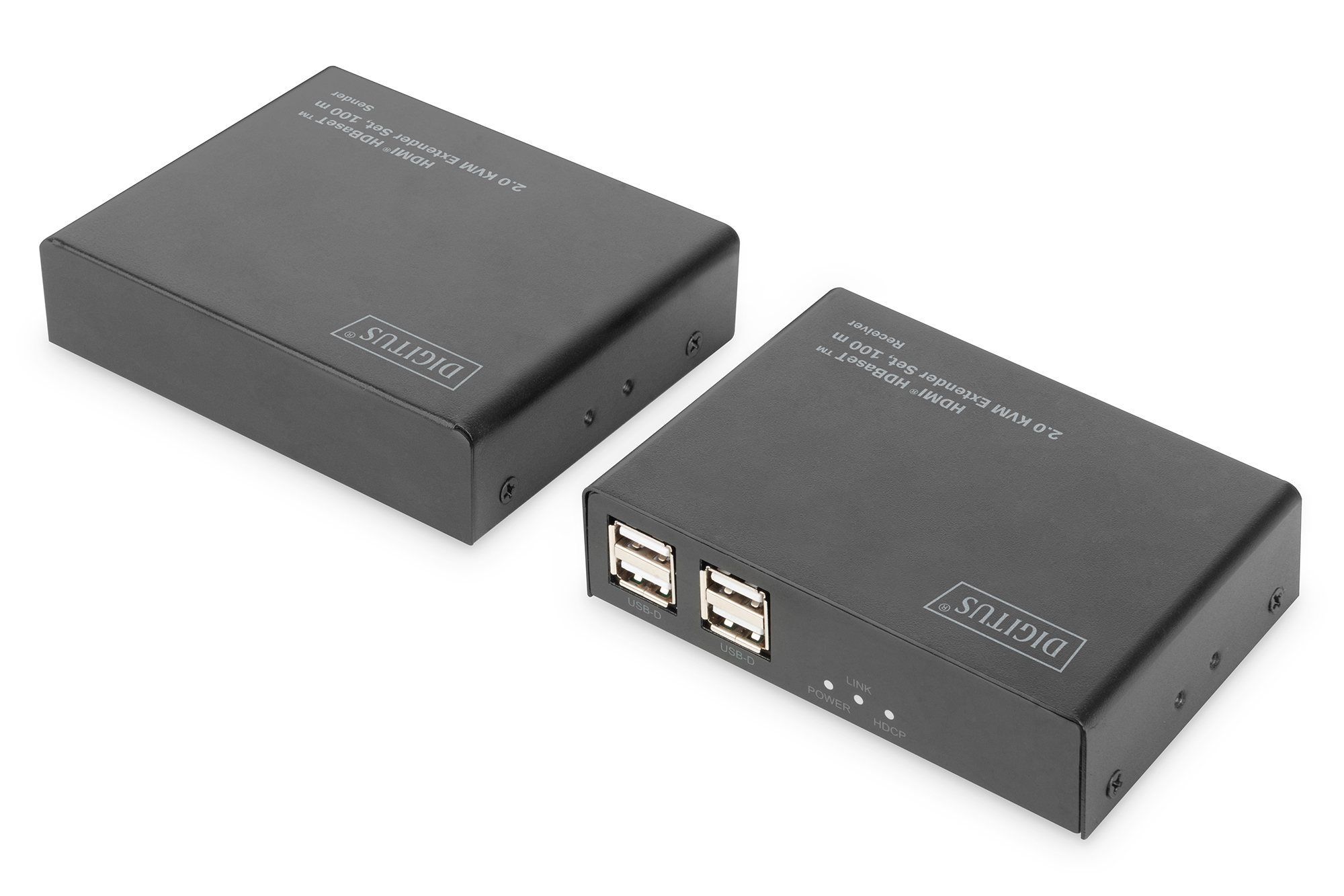 4K HDMI HDBaseT™ 2.0 KVM-extenderset, 100 m - Afbeelding 2