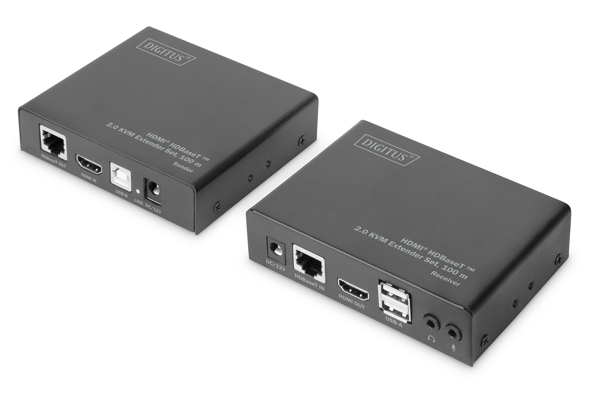4K HDMI HDBaseT™ 2.0 KVM-extenderset, 100 m