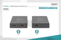 HDMI verlengset, 4K/60Hz, 70 m - Afbeelding 6