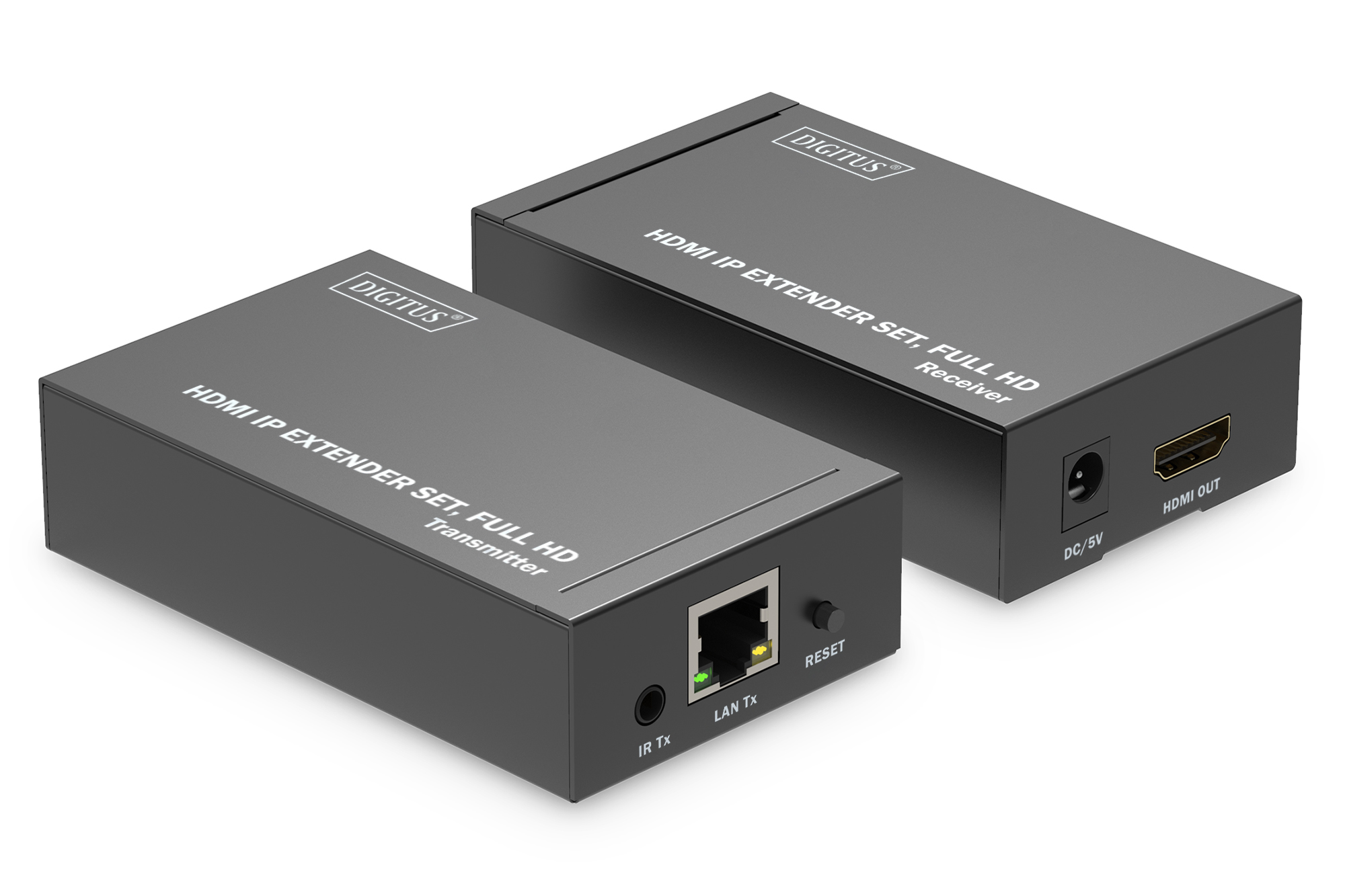 HDMI IP-extenderset, Full HD