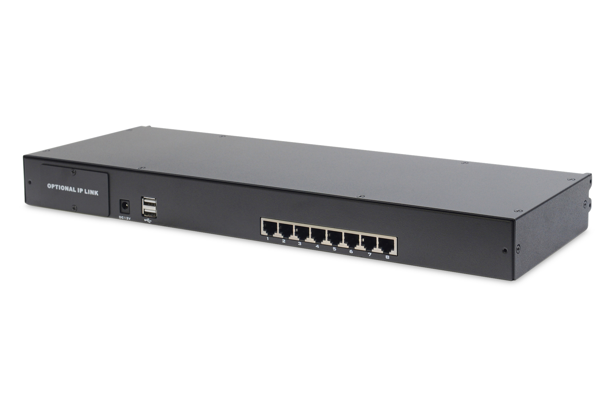 Modulaire console met 17-inch TFT (48,3 cm), 8-poorts Cat.5 KVM & touchpad, Amerikaans toetsenbord - Afbeelding 4