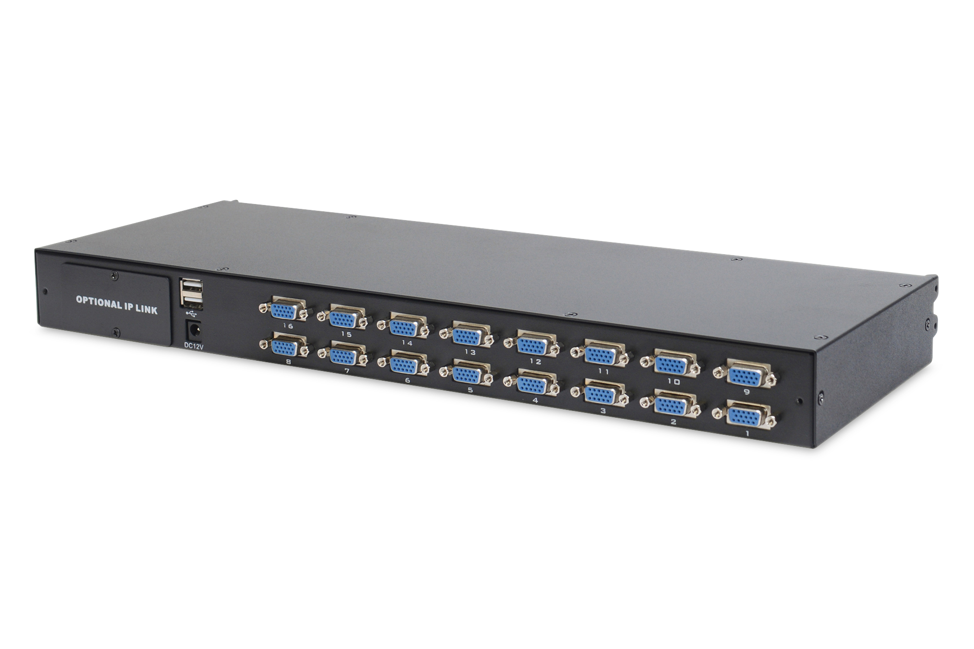 Modulaire console met 19-inch TFT (48,3 cm), 16-poorts KVM & touchpad, Spaans toetsenbord - Afbeelding 5