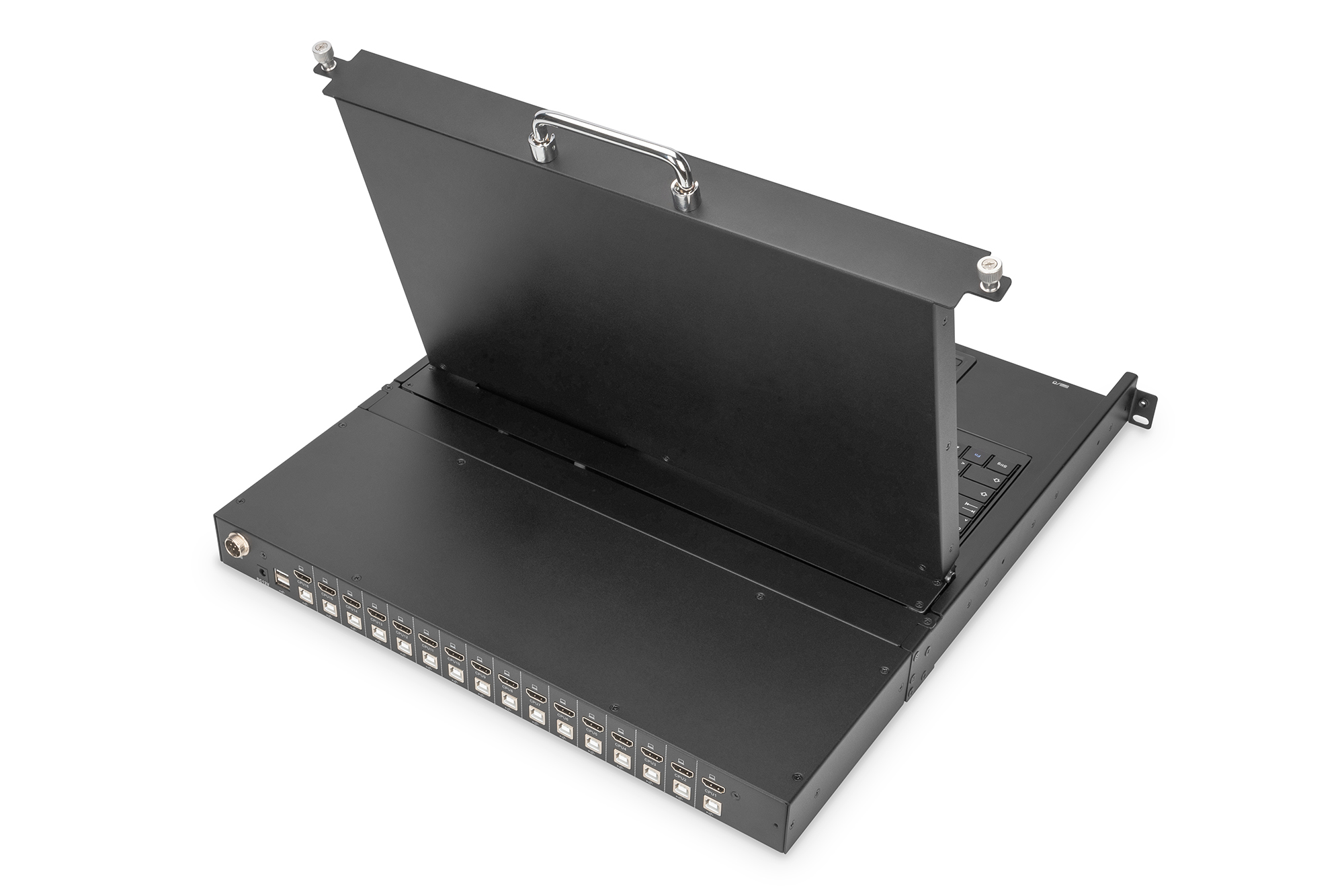 17" HD LCD KVM-console, HDMI met 8 poorten, Frans toetsenbord - Afbeelding 2