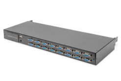 Modulaire HD LCD KVM-console met 19" TFT, 16-poorts VGA KVM-aansluiting, touchpad, Duitse toetsenbordindeling - Afbeelding 3